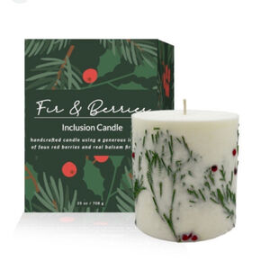 Fir & berries Inclusion Candle